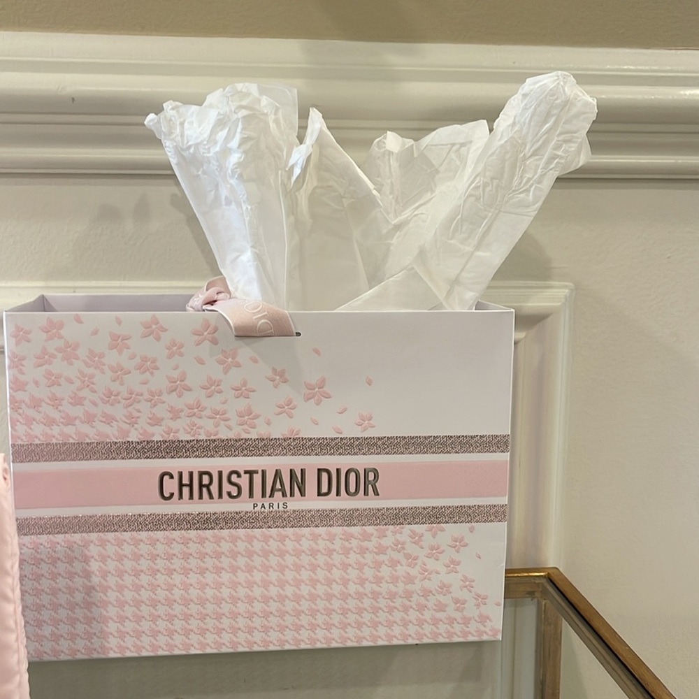 Dior Pink Clutch with Silver Chain - Picture 7 of 13